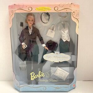 1997 Barbie Millicent Roberts Pinstripe Power Doll & Fashion Set #19791